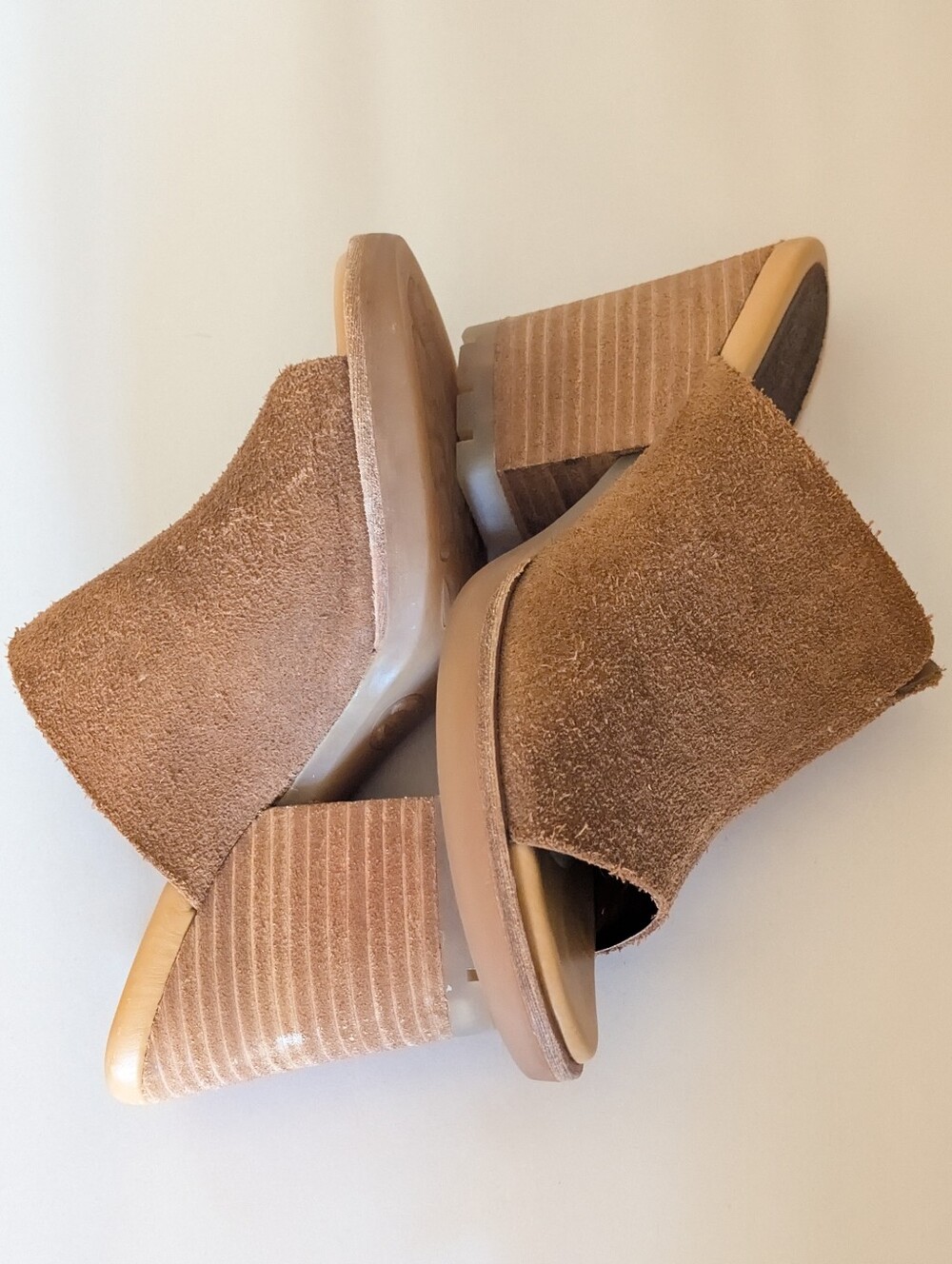 Kork-Ease Lawton Suede Tan Mule size 7